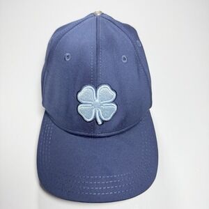 Black Clover Navy Light Blue Premium Clover 1 Live Lucky Fitted Hat Sz L/XL